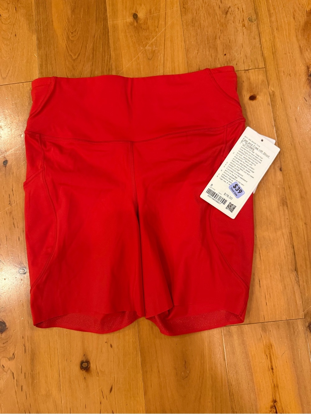 Women’s High-Rise Red lululemon Shorts